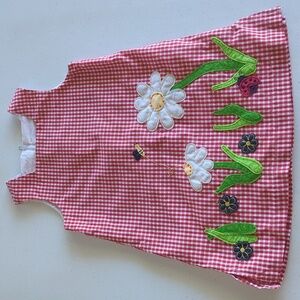 Gingham Girls 2t dress- Vintage